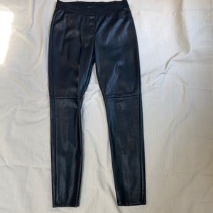 Ann Taylor petite faux leather leggings